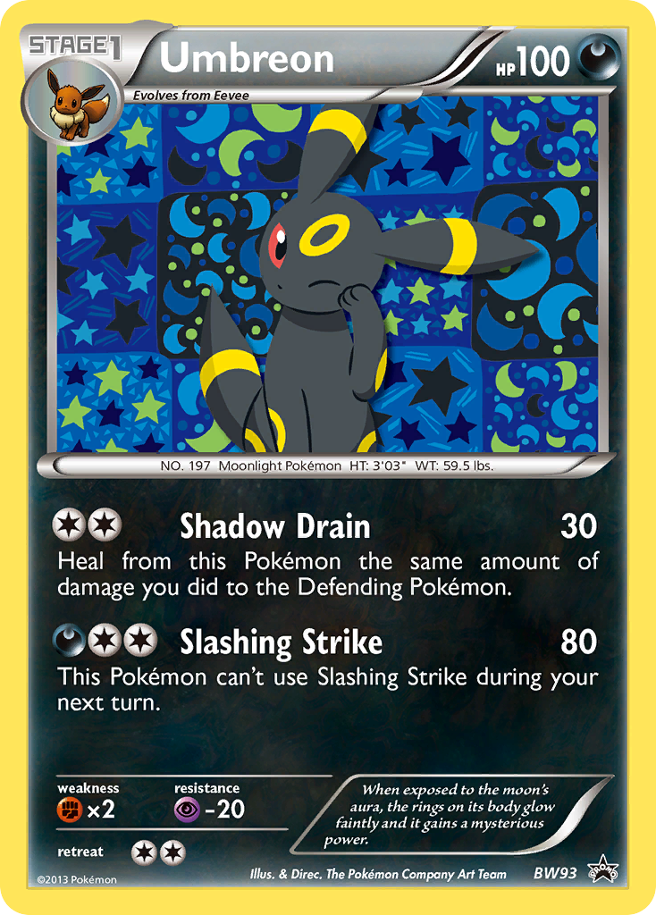 Umbreon (BW93) [Black & White: Black Star Promos] | Odin's Place
