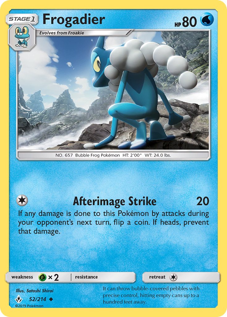 Frogadier (52/214) [Sun & Moon: Unbroken Bonds] | Odin's Place