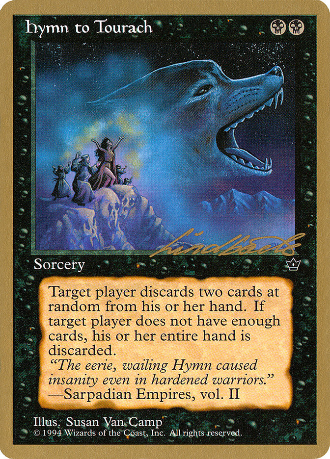 Hymn to Tourach (Wolf) (Leon Lindback) [Pro Tour Collector Set] | Odin's Place