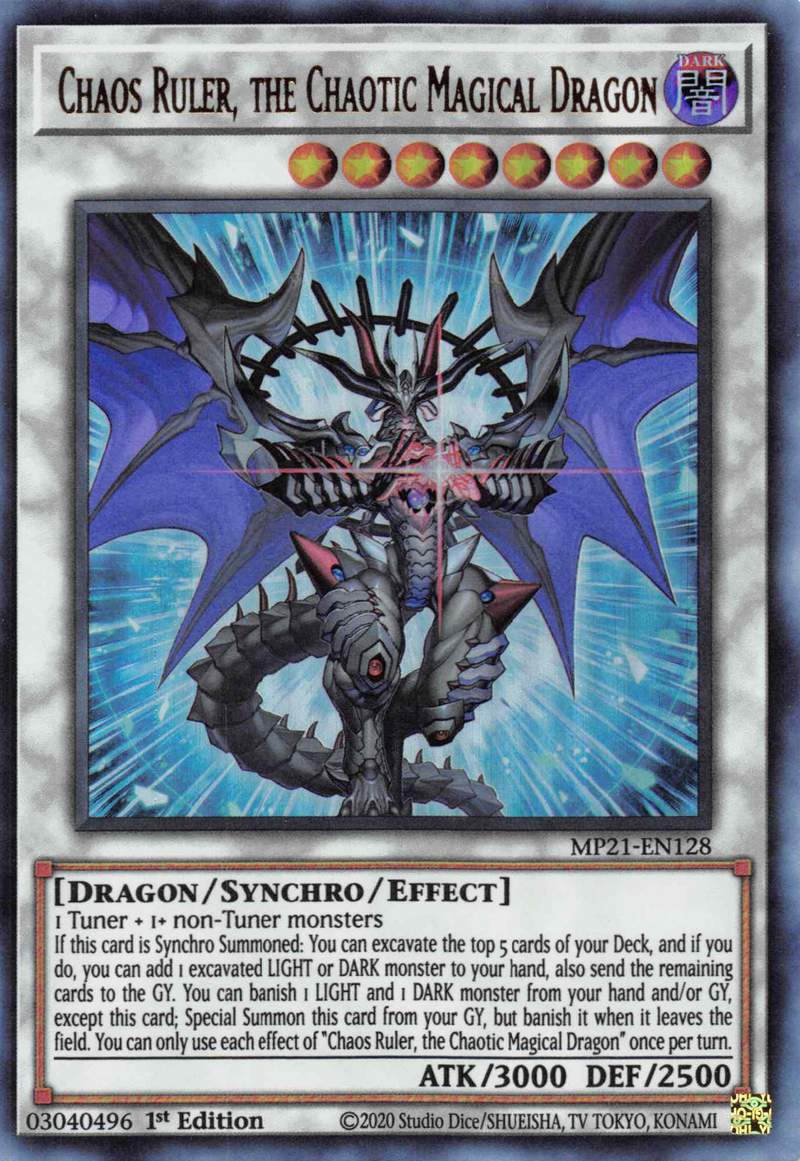 Chaos Ruler, the Chaotic Magical Dragon [MP21-EN128] Ultra Rare | Odin's Place
