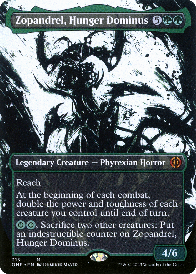 Zopandrel, Hunger Dominus (Borderless Ichor) [Phyrexia: All Will Be One] | Odin's Place
