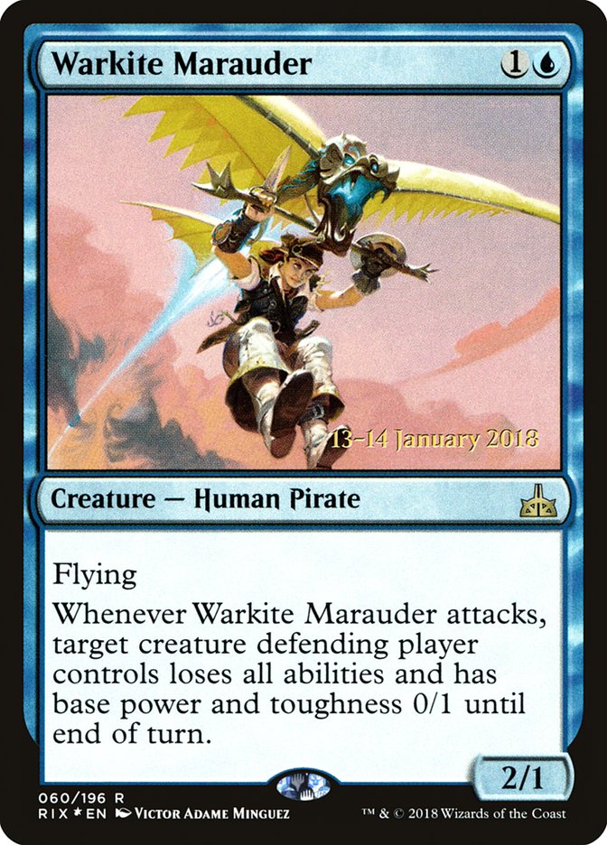 Warkite Marauder (60) [Rivals of Ixalan Prerelease Promos] | Odin's Place