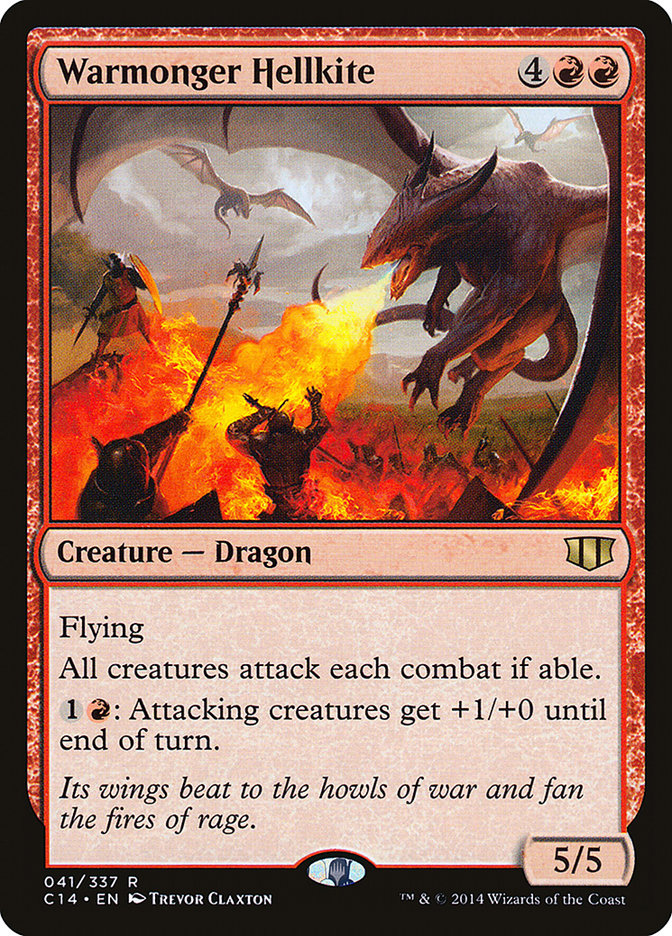 Warmonger Hellkite (41) [Commander 2014] | Odin's Place
