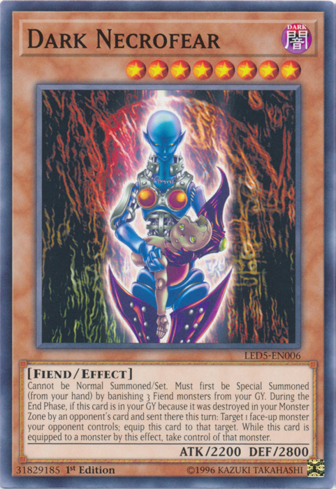 Dark Necrofear [LED5-EN006] Common | Odin's Place