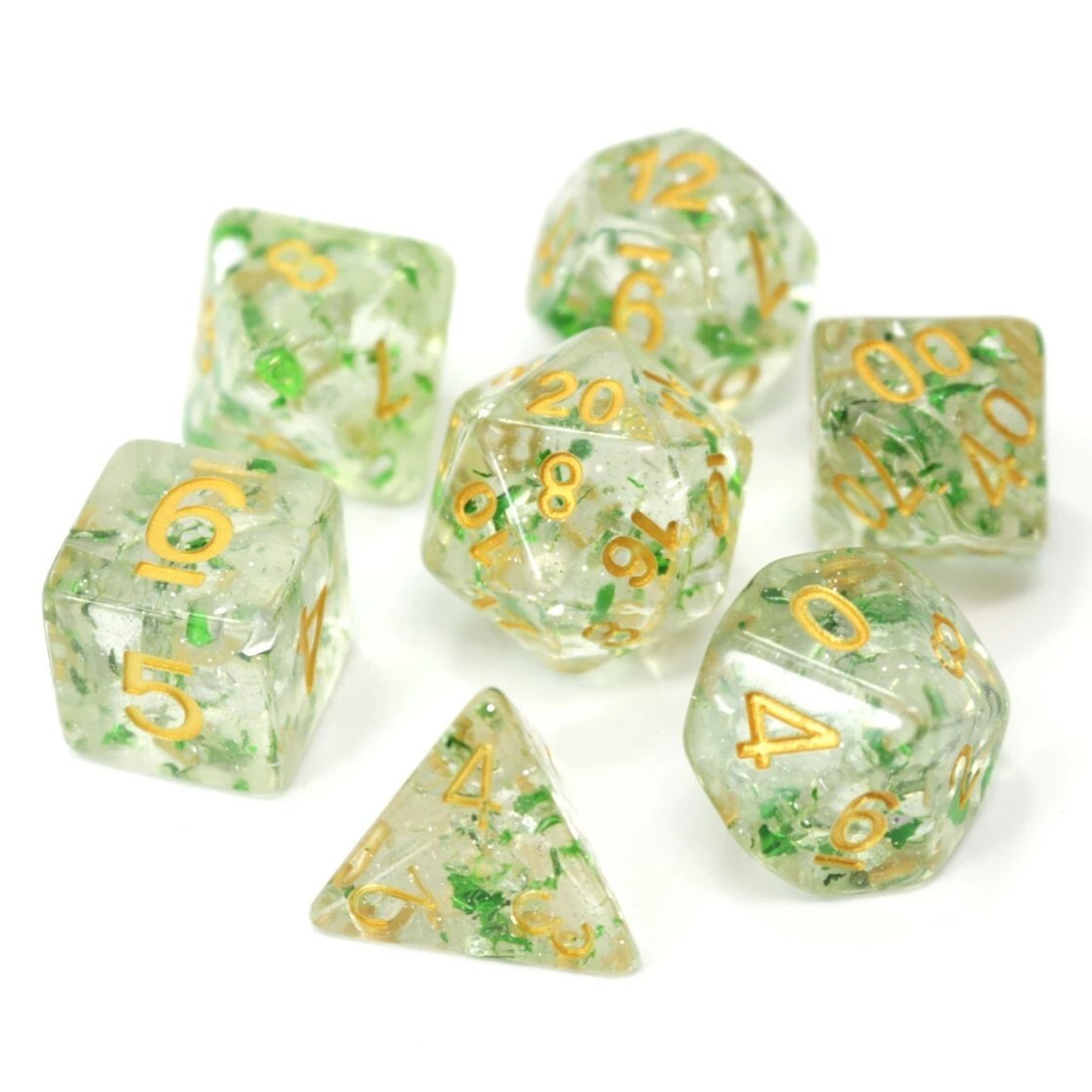 Dragon Dice Metallic Emerald Poly | Odin's Place