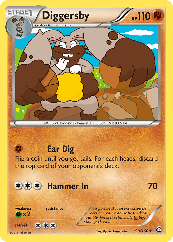 Diggersby (90/160) [XY: Primal Clash] | Odin's Place