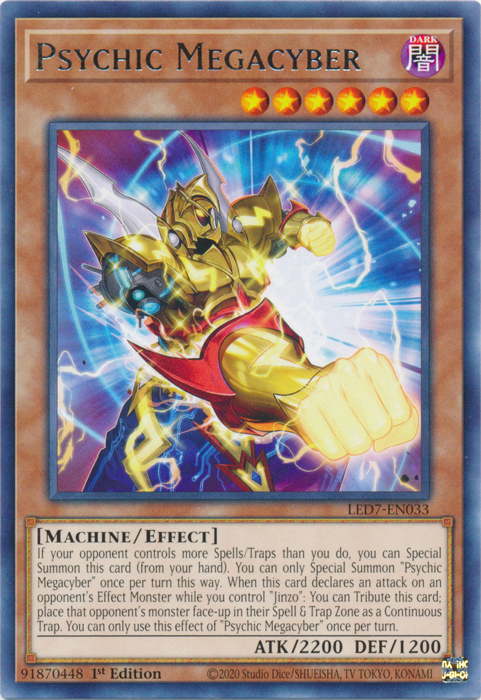 Psychic Megacyber [LED7-EN033] Rare | Odin's Place