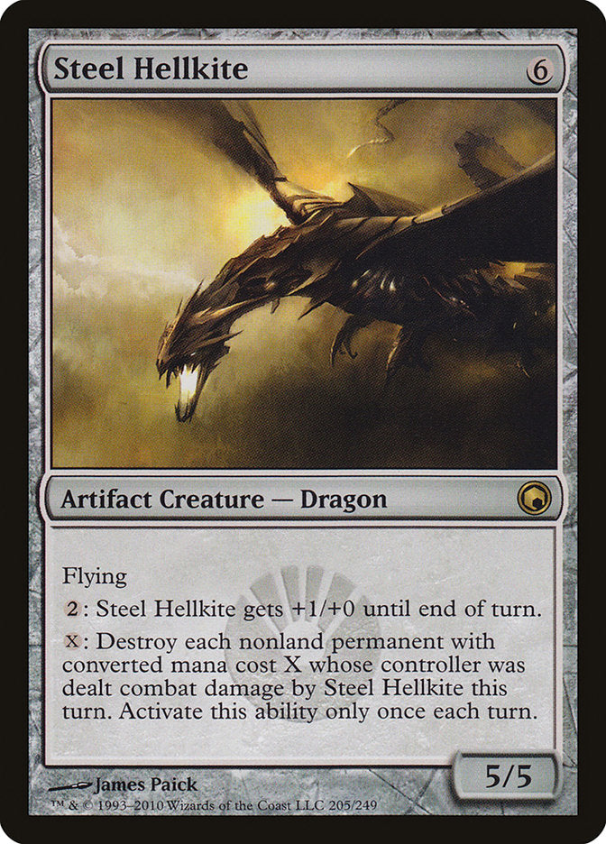 Steel Hellkite (205) [Scars of Mirrodin] | Odin's Place