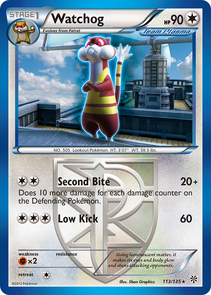 Watchog (113/135) [Black & White: Plasma Storm] | Odin's Place