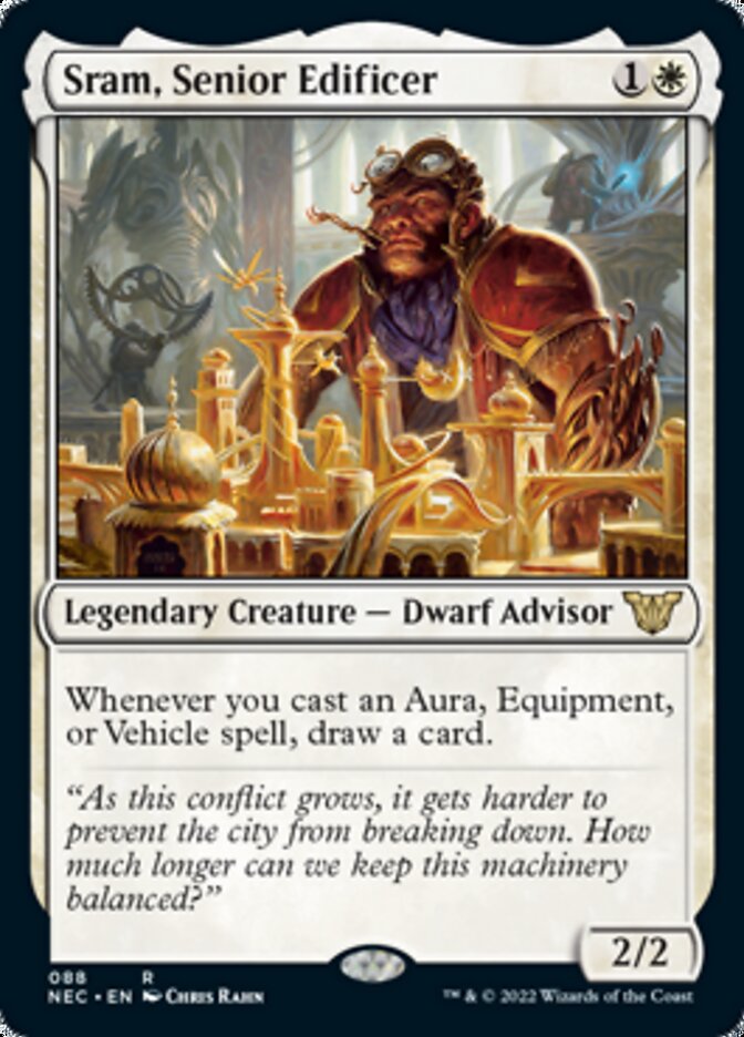 Sram, Senior Edificer [Kamigawa: Neon Dynasty Commander] | Odin's Place
