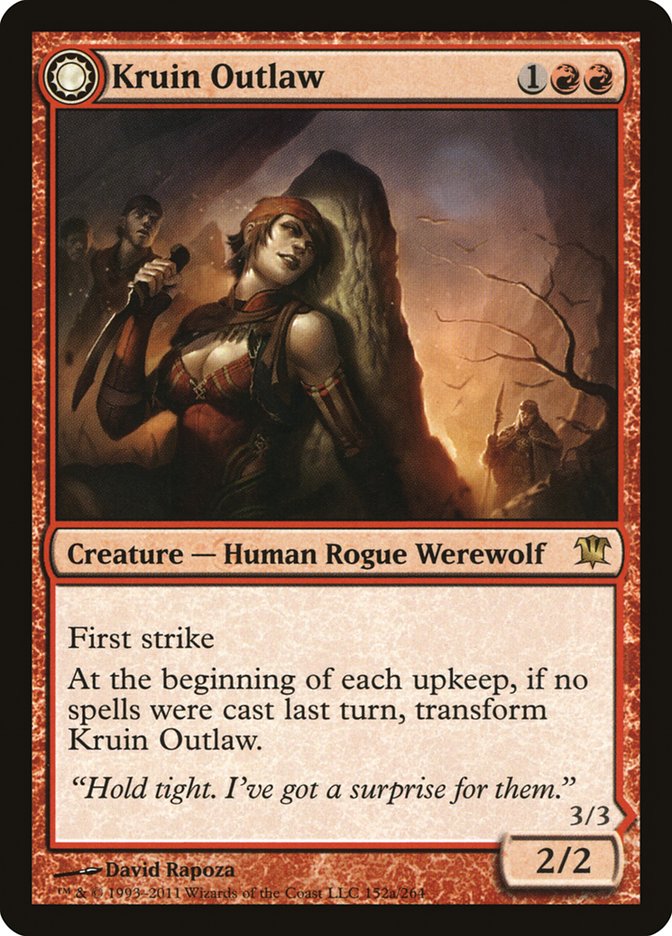 Kruin Outlaw // Terror of Kruin Pass [Innistrad] | Odin's Place
