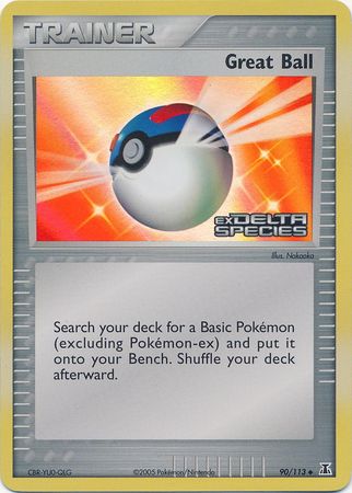 Great Ball (90/113) (Stamped) [EX: Delta Species] | Odin's Place