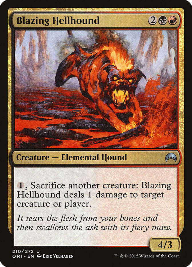 Blazing Hellhound (210) [Magic Origins] | Odin's Place