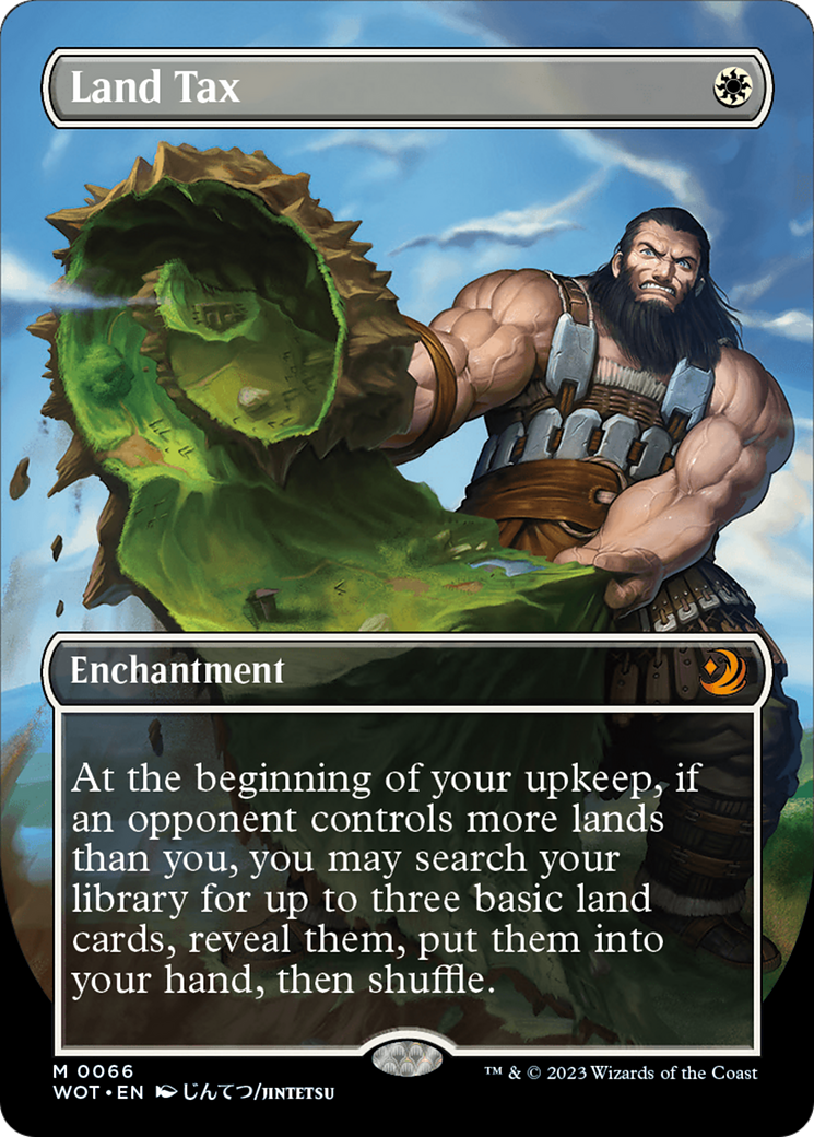 Land Tax (Anime Borderless) [Wilds of Eldraine: Enchanting Tales] | Odin's Place