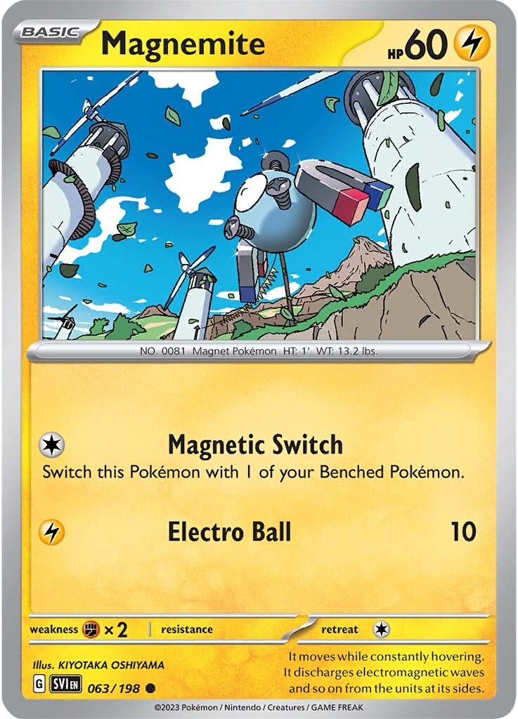 Magnemite (063/198) [Scarlet & Violet: Base Set] | Odin's Place