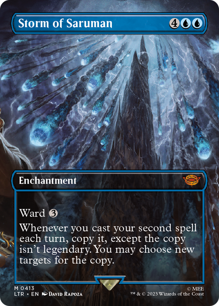 Storm of Saruman (Borderless Alternate Art) [The Lord of the Rings: Tales of Middle-Earth] | Odin's Place