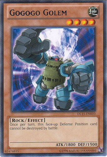 Gogogo Golem (Blue) [DL15-EN010] Rare | Odin's Place