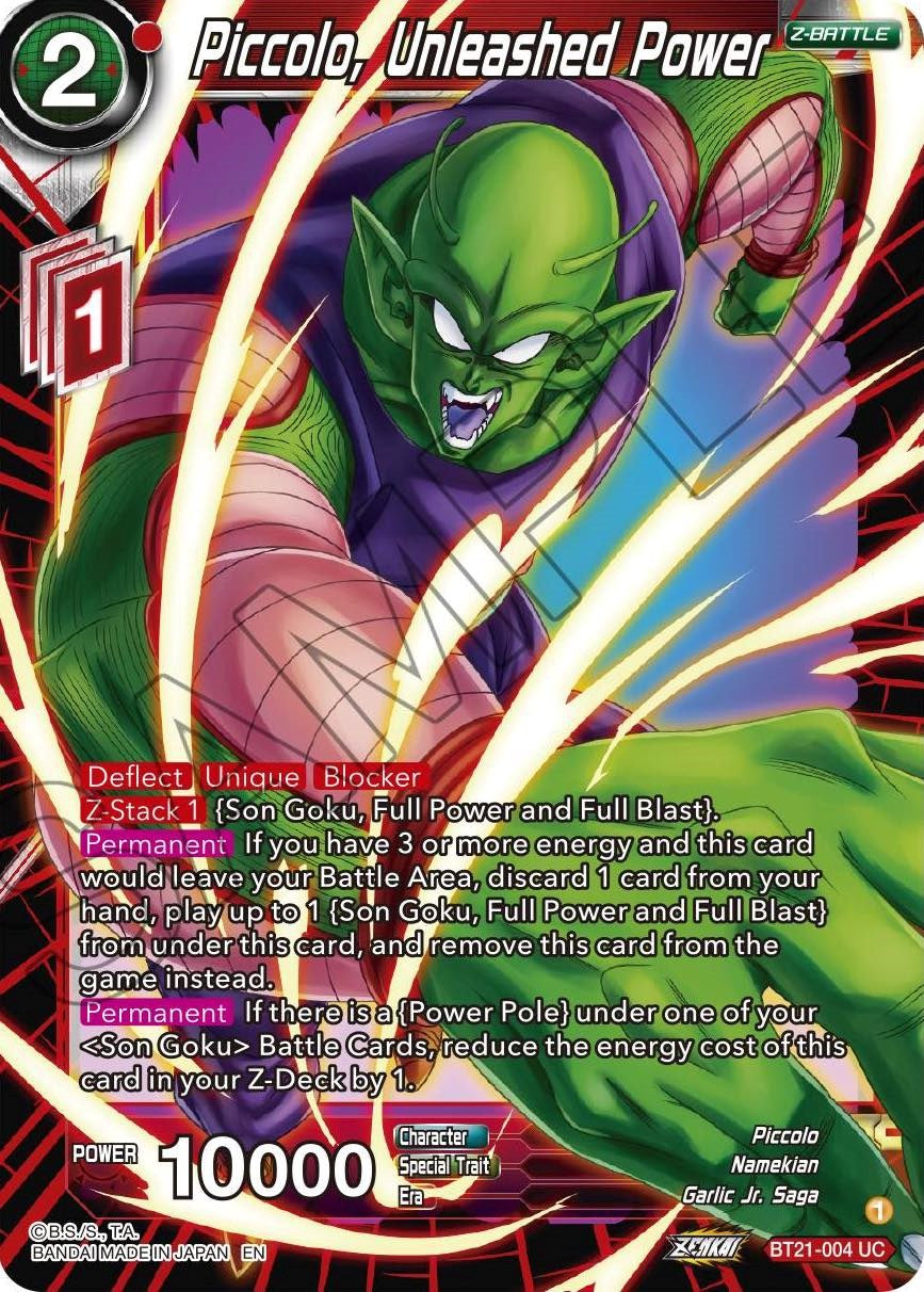 Piccolo, Unleashed Power (BT21-004) [Wild Resurgence] | Odin's Place