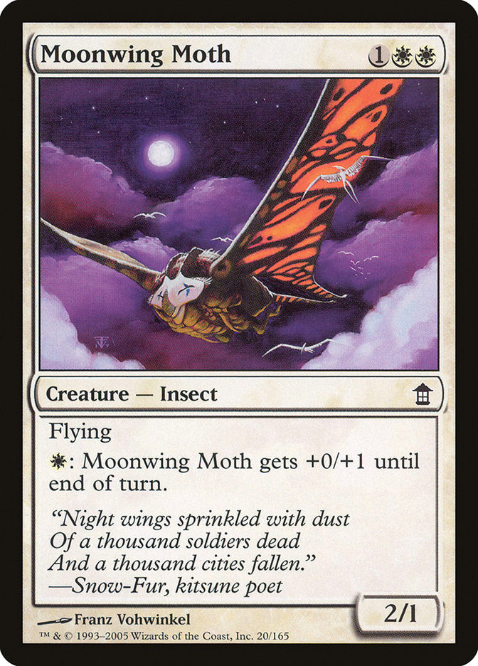 Moonwing Moth (20) [Saviors of Kamigawa] | Odin's Place