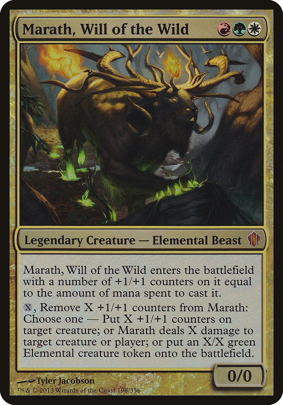 Marath, Will of the Wild (198) (Oversized) [Commander 2013 Oversized] | Odin's Place