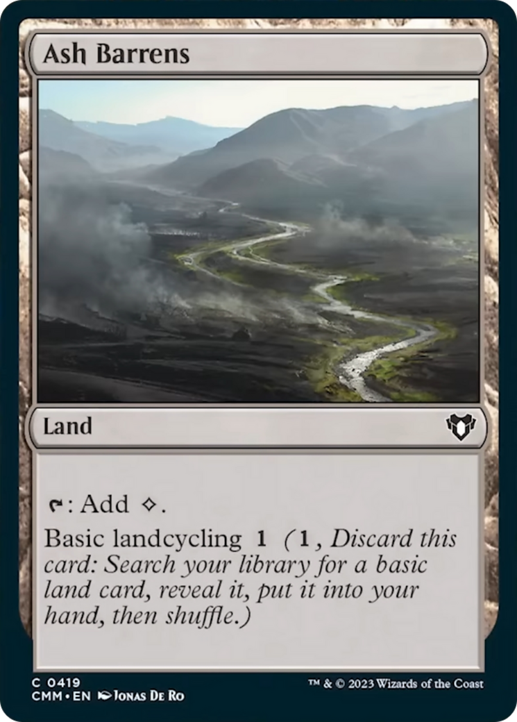 Ash Barrens [Commander Masters] | Odin's Place