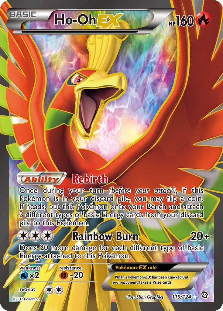 Ho-Oh EX (119/124) [Black & White: Dragons Exalted] | Odin's Place