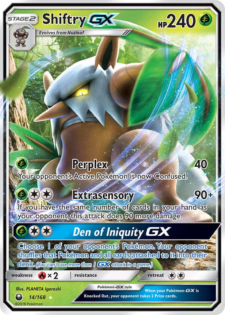 Shiftry GX (14/168) [Sun & Moon: Celestial Storm] | Odin's Place