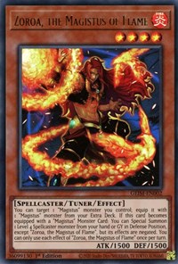 Zoroa, the Magistus of Flame [GEIM-EN002] Ultra Rare | Odin's Place
