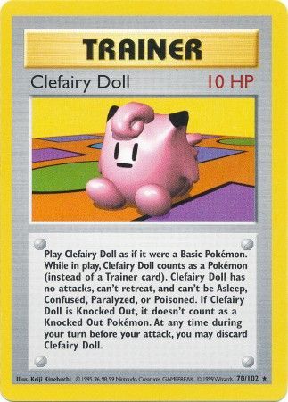 Clefairy Doll (70/102) [Base Set Shadowless Unlimited] | Odin's Place