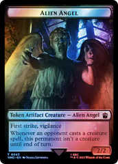 Alien Angel // Mutant Double-Sided Token (Surge Foil) [Doctor Who Tokens] | Odin's Place