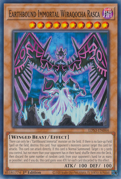Earthbound Immortal Wiraqocha Rasca [LDS3-EN044] Common | Odin's Place