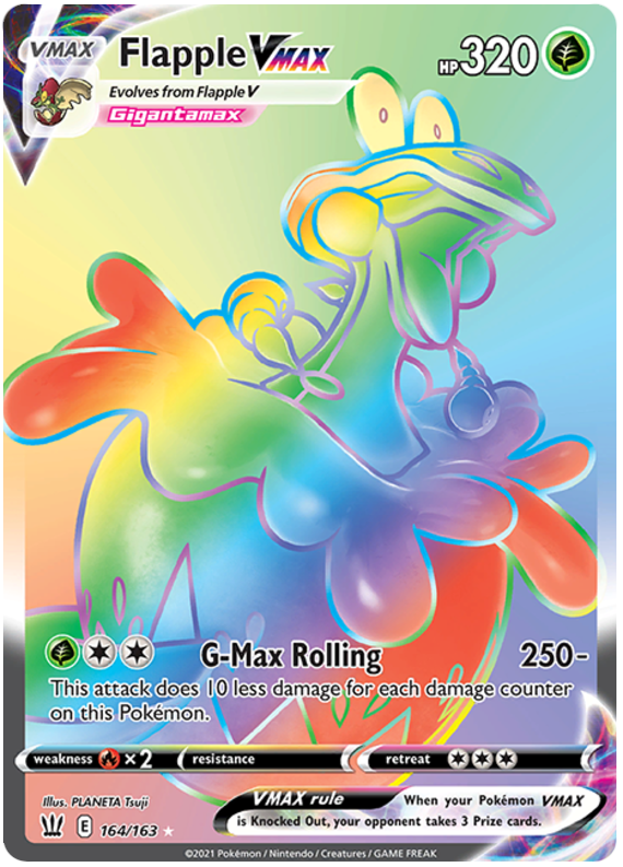 Flapple VMAX (164/163) [Sword & Shield: Battle Styles] | Odin's Place