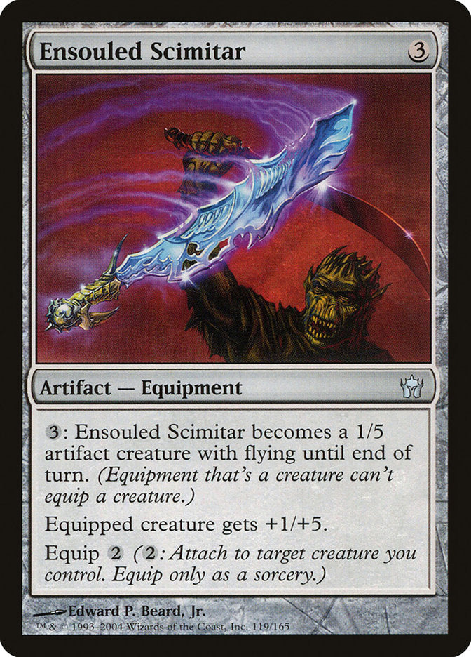 Ensouled Scimitar (119) [Fifth Dawn] | Odin's Place
