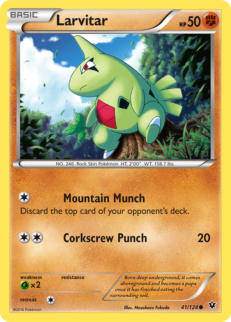 Larvitar (41/124) [XY: Fates Collide] | Odin's Place