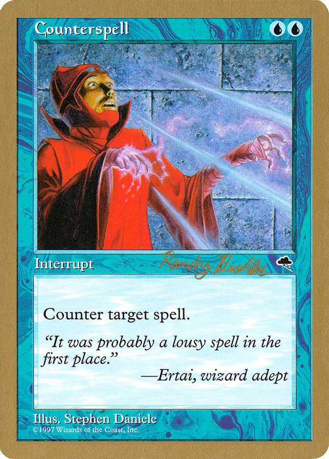 Counterspell (Randy Buehler) [World Championship Decks 1998] | Odin's Place