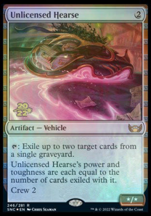 Unlicensed Hearse [Streets of New Capenna Prerelease Promos] | Odin's Place