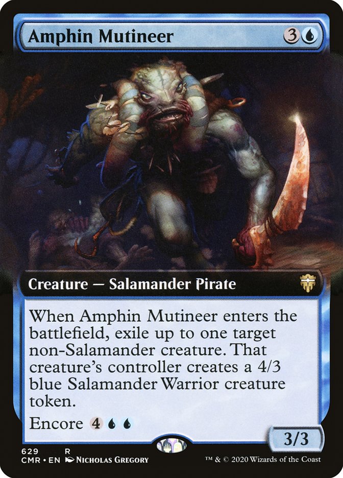 Amphin Mutineer (Extended Art) [Commander Legends] | Odin's Place