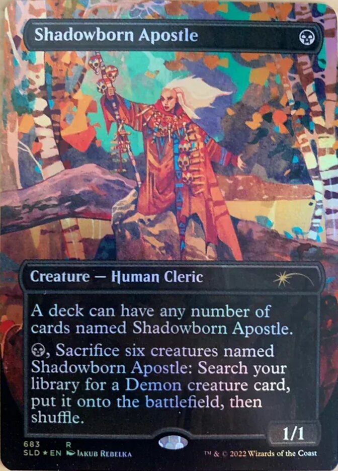 Shadowborn Apostle (Borderless) (683) [Secret Lair Drop Promos] | Odin's Place