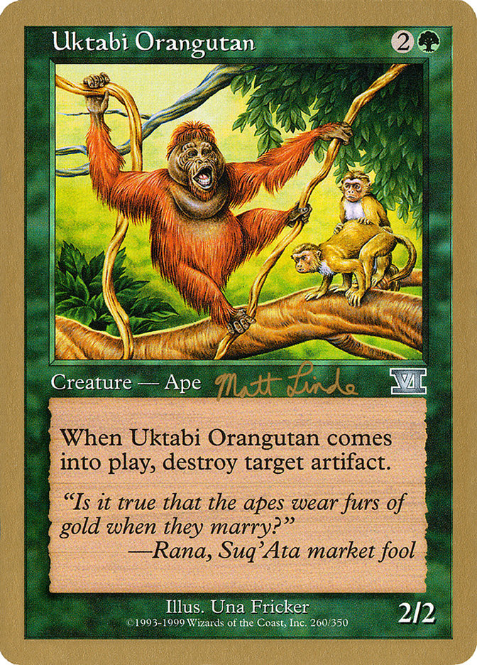 Uktabi Orangutan (Matt Linde) [World Championship Decks 1999] | Odin's Place