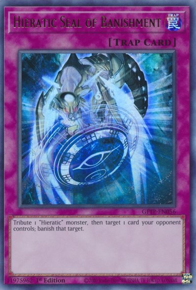 Hieratic Seal of Banishment [GFTP-EN056] Ultra Rare | Odin's Place