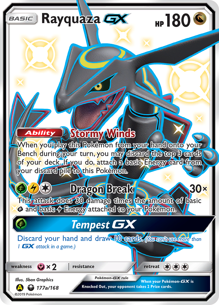 Rayquaza GX (177a/168) [Alternate Art Promos] | Odin's Place