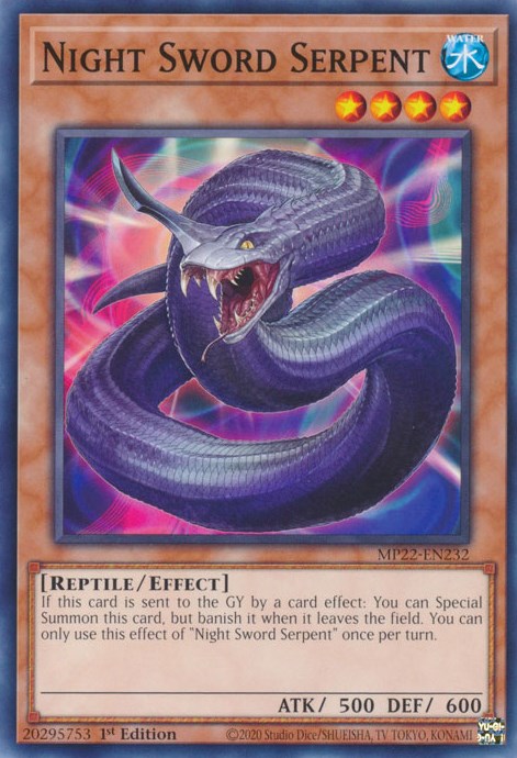 Night Sword Serpent [MP22-EN232] Common | Odin's Place