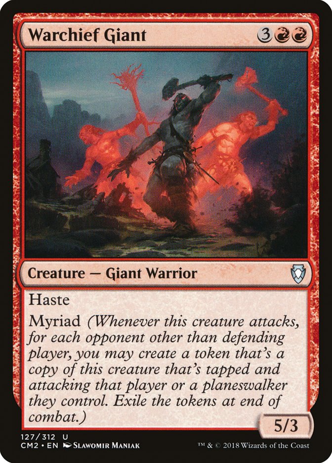 Warchief Giant (127) [Commander Anthology Volume II] | Odin's Place