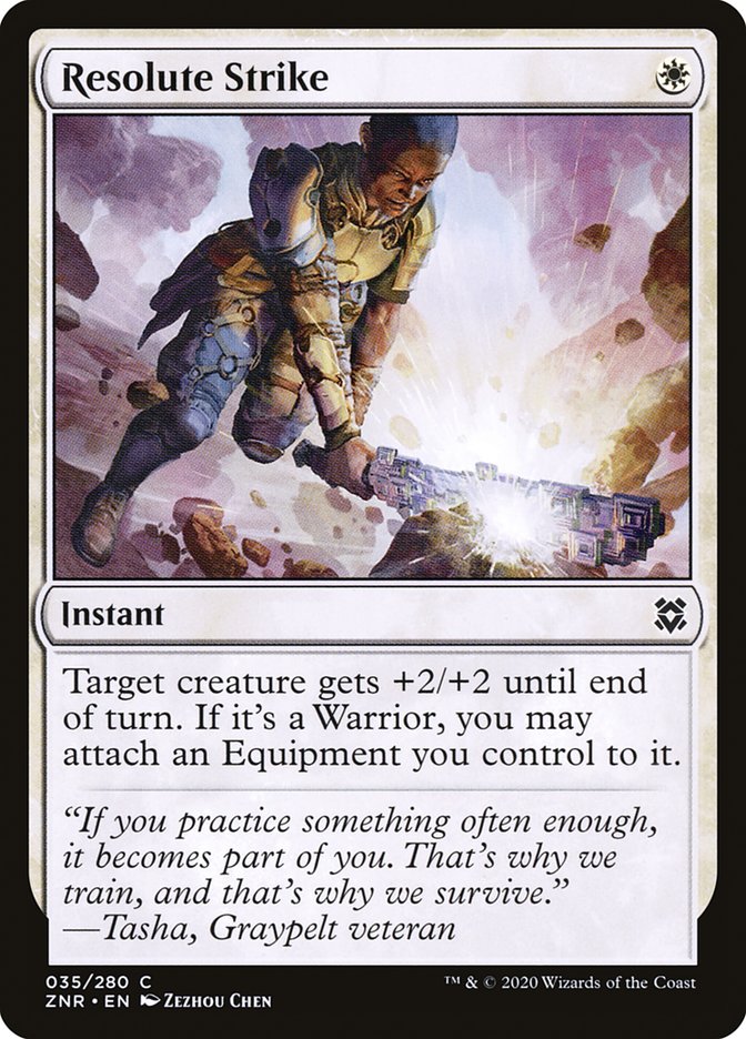 Resolute Strike [Zendikar Rising] | Odin's Place