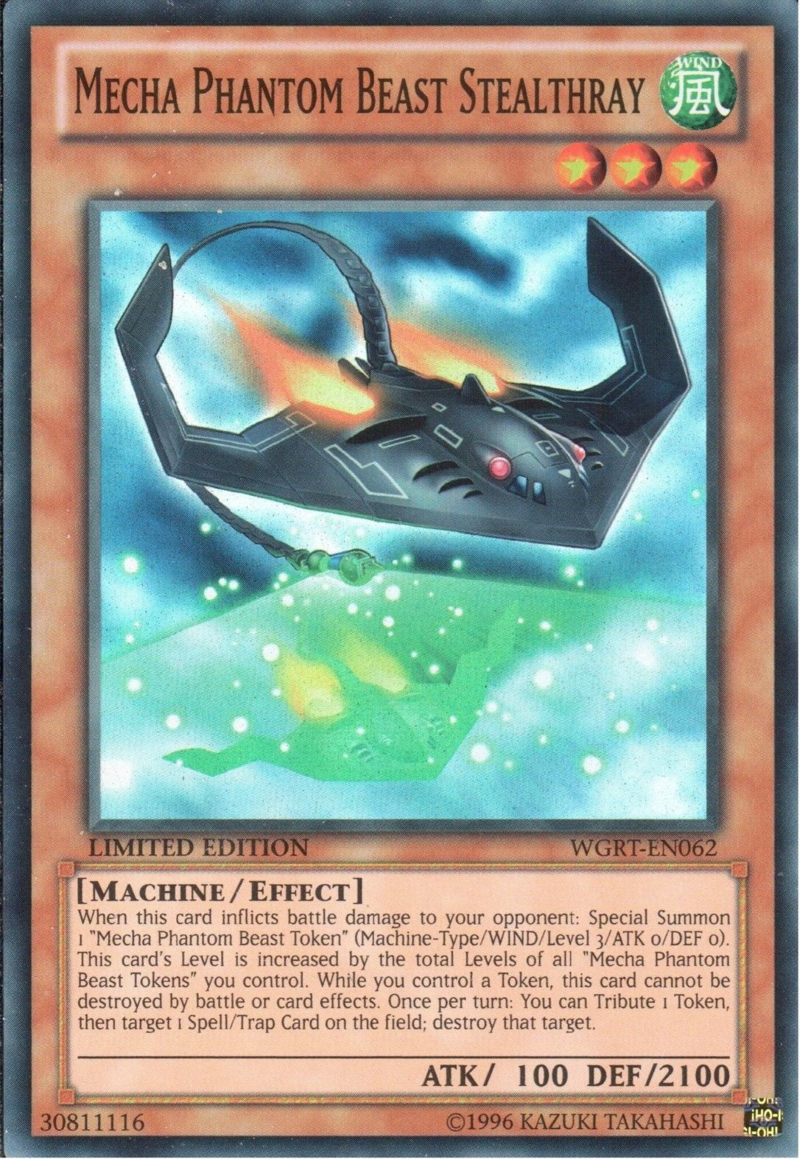 Mecha Phantom Beast Stealthray [WGRT-EN062] Super Rare | Odin's Place