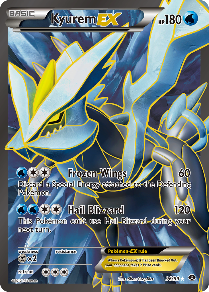 Kyurem EX (96/99) [Black & White: Next Destinies] | Odin's Place