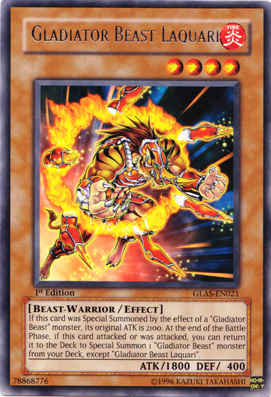 Gladiator Beast Laquari [GLAS-EN021] Rare | Odin's Place