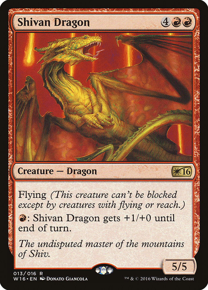 Shivan Dragon (13) [Welcome Deck 2016] | Odin's Place