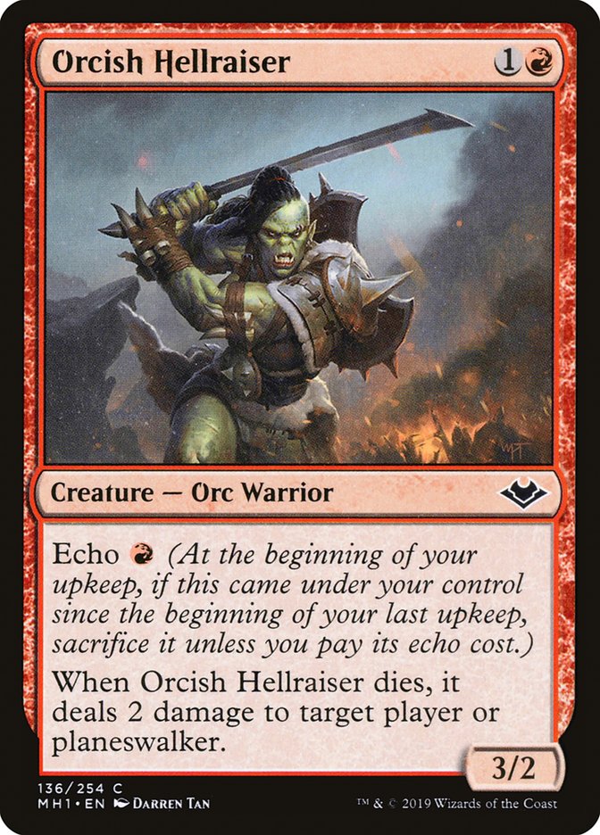 Orcish Hellraiser (136) [Modern Horizons] | Odin's Place