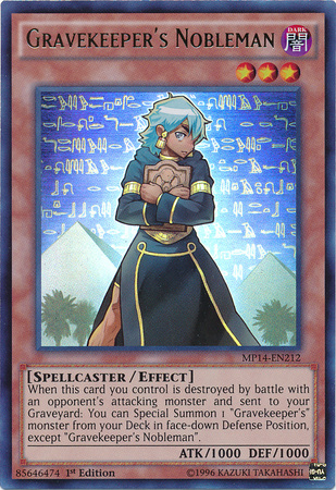 Gravekeeper's Nobleman [MP14-EN212] Ultra Rare | Odin's Place